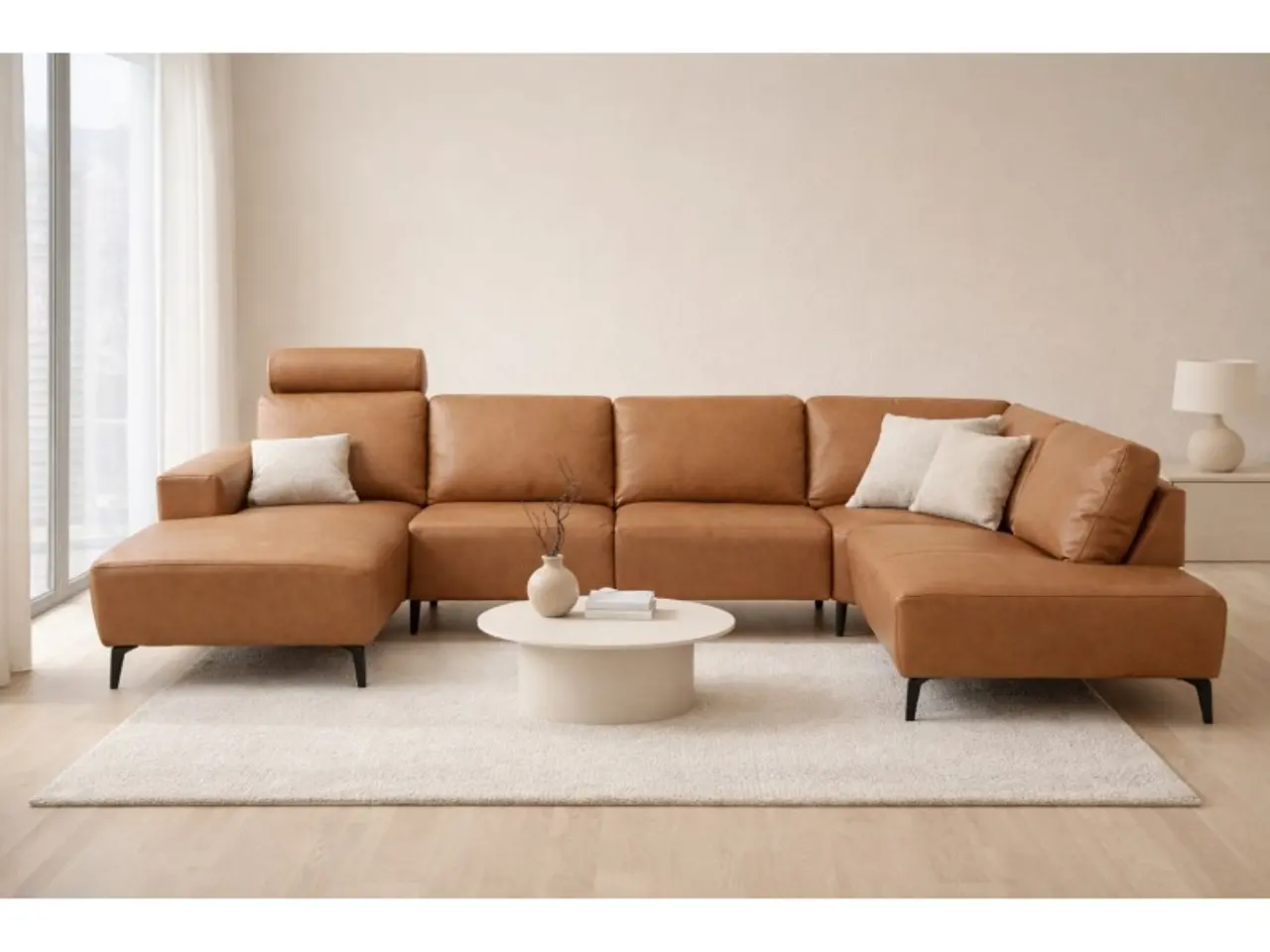 Billede 9 - Hjort Knudsen Copenhagen Læder U-sofa - Venstrevendt