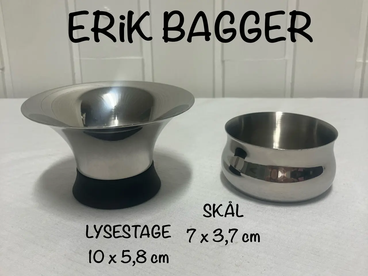 Billede 1 - 2 x Erik Bagger