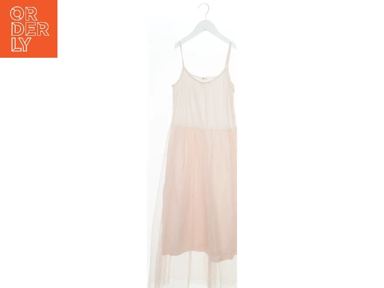 Billede 1 - Beige kjole med stropper fra H&M (str. 158)