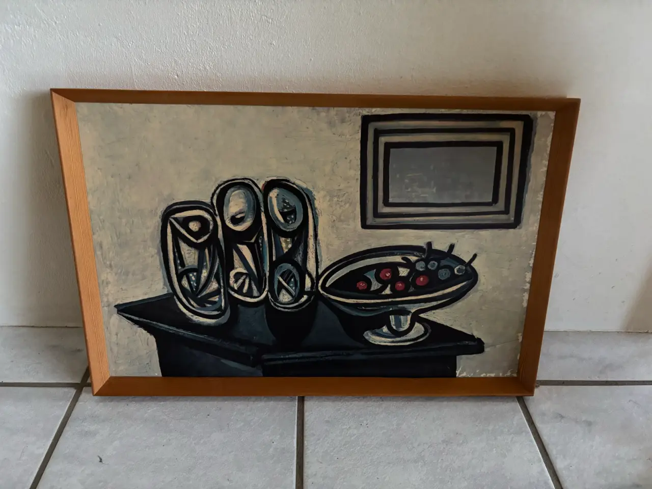 Billede 1 - Vintage Picasso kunsttryk:Nature Morte aux Cerises