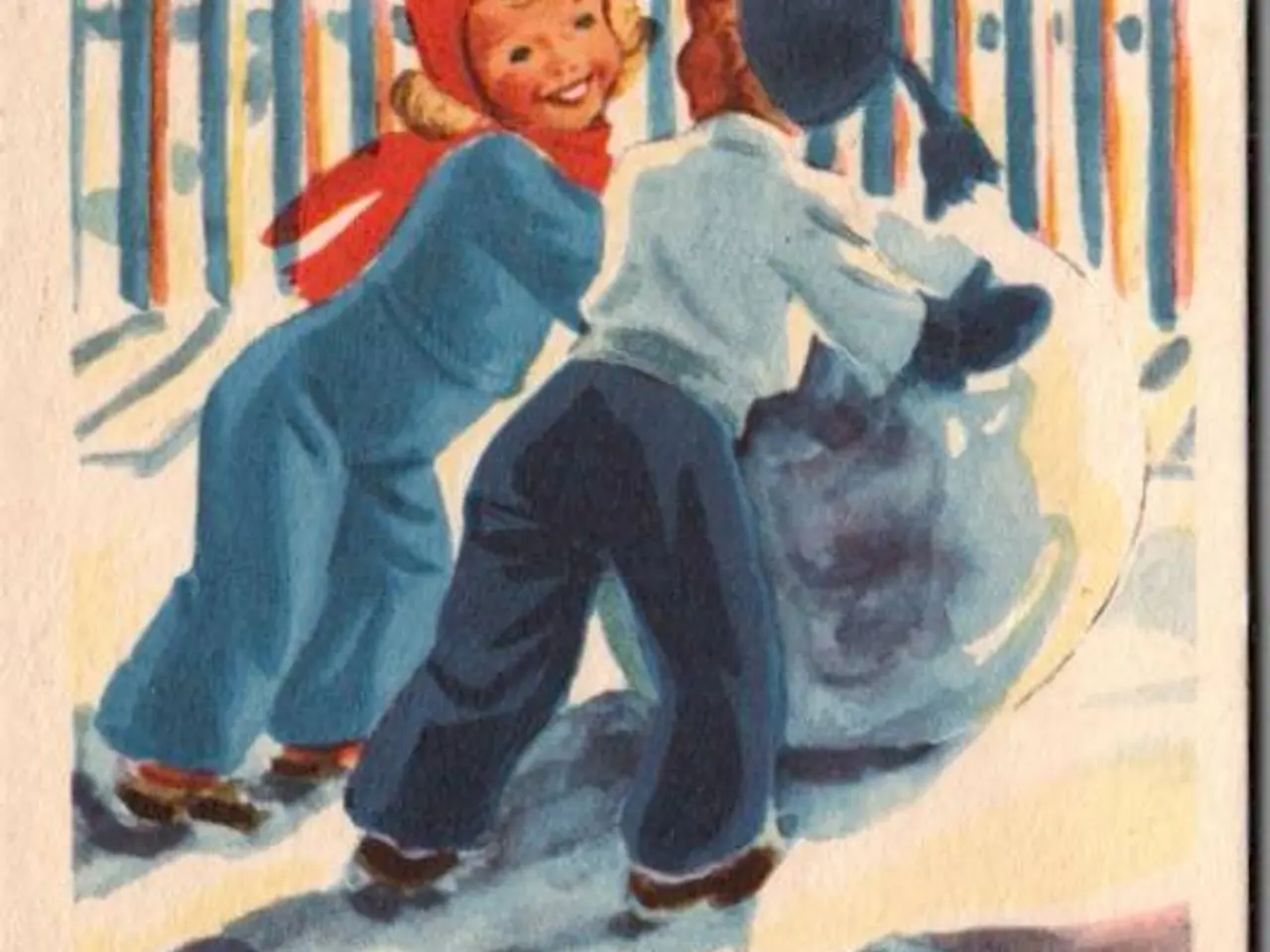 Billede 1 - Illa - Glædelig Jul - Eneret Serie 459 - Postkort - Brugt