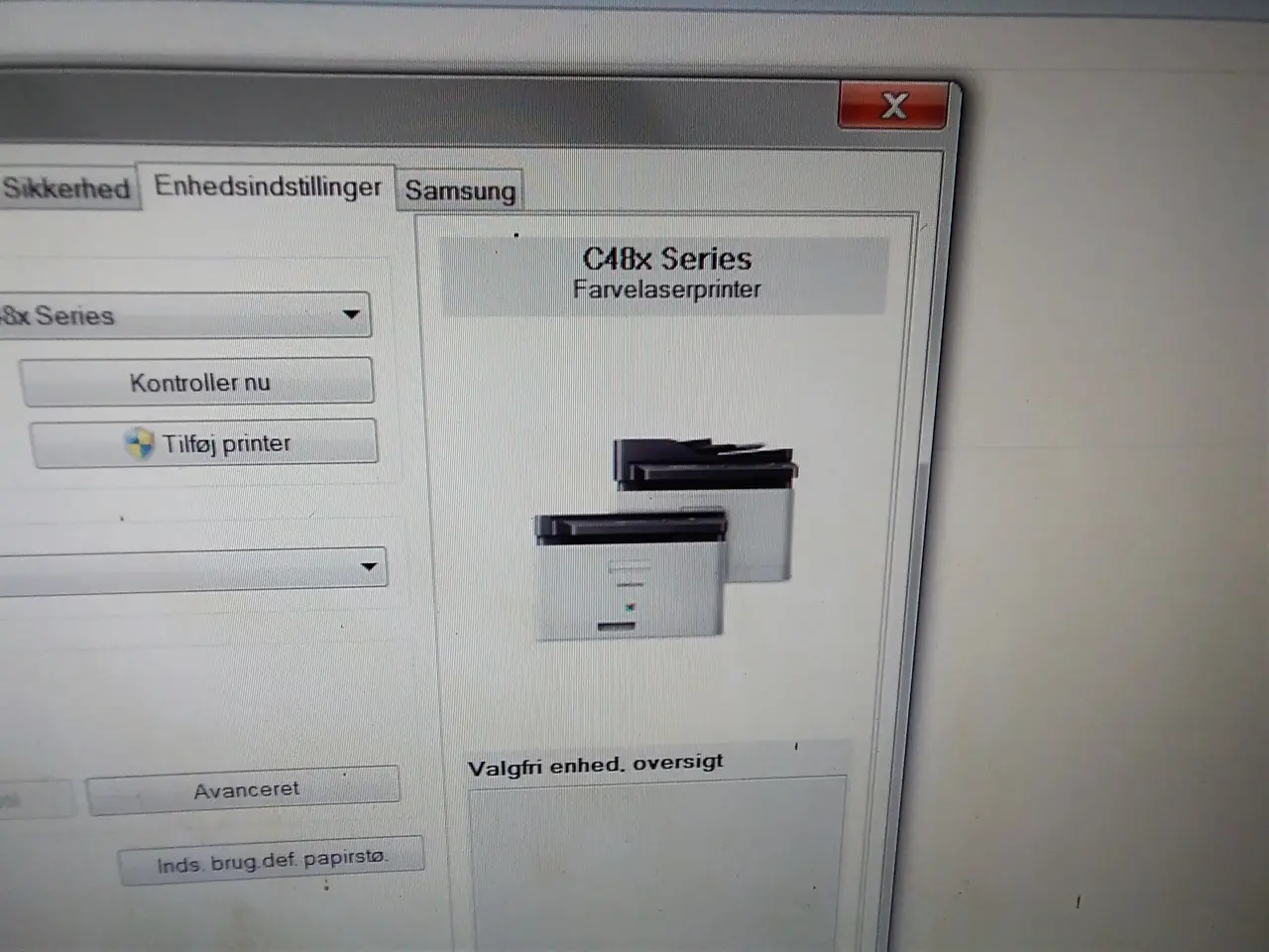 Billede 2 - Købes BILLIG Samsung X 48 Farvelaser jetprinter OK