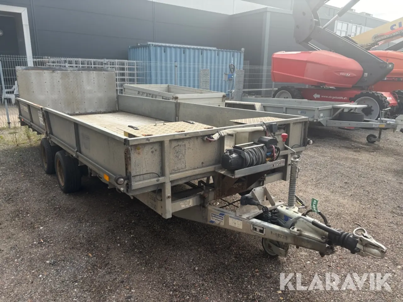 Billede 4 - Maskintrailer Ifor Williams Trailers 6 med tipfunktion