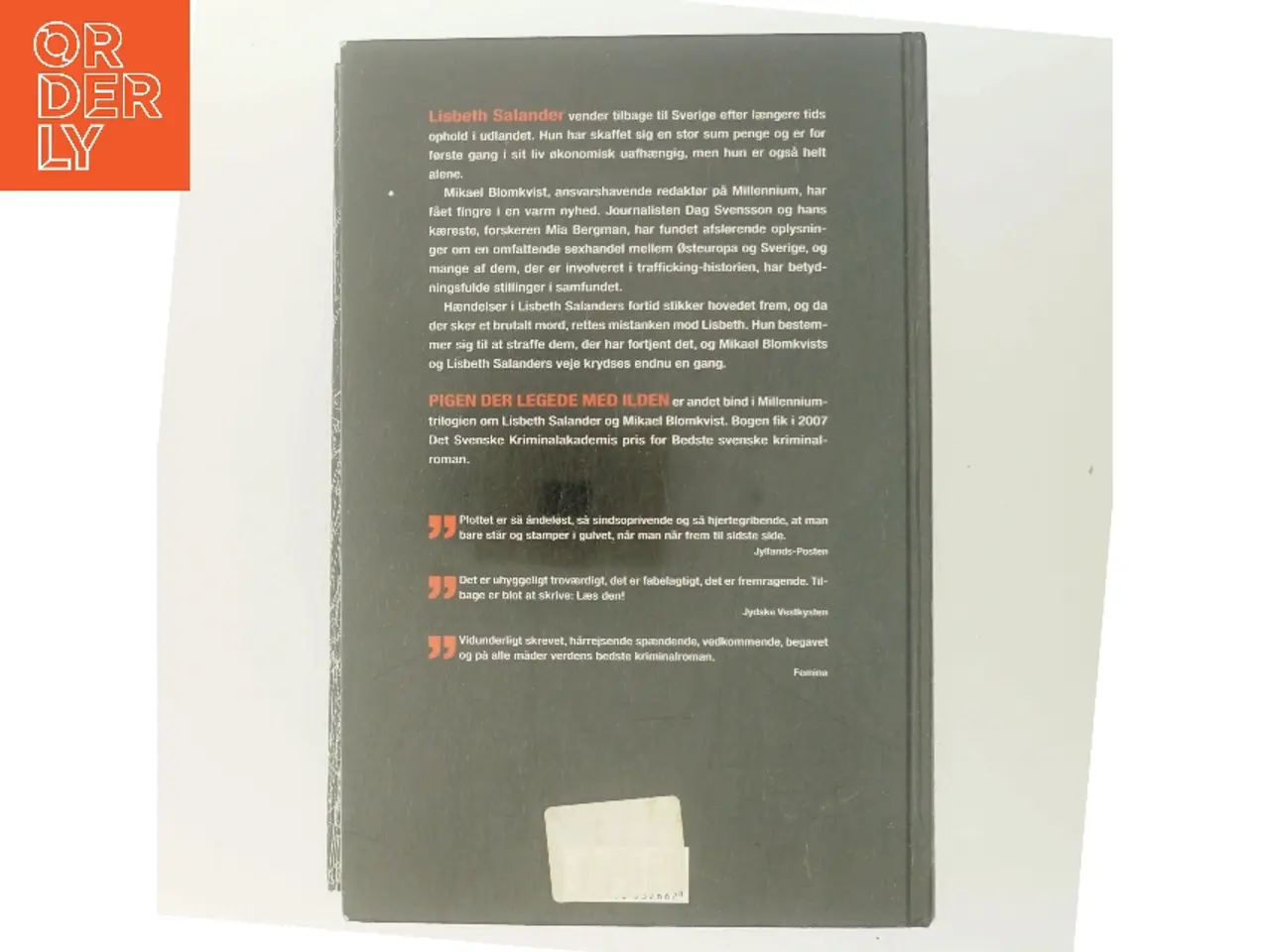 Billede 3 - Pigen der legede med ilden af Stieg Larsson (Bog)