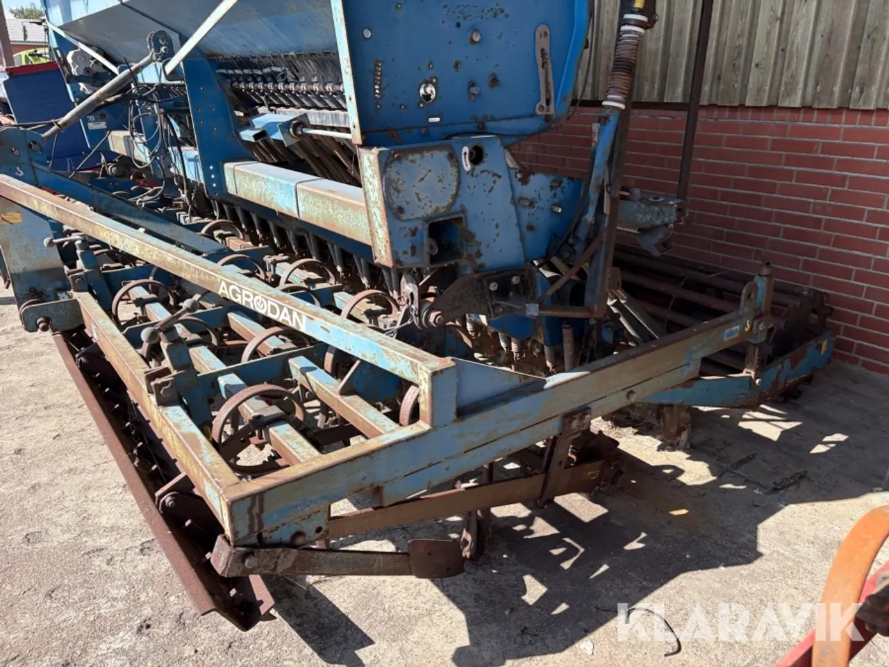 Billede 2 - Kombiharve med planke og såmaskine Agrodan Multidrill 400a