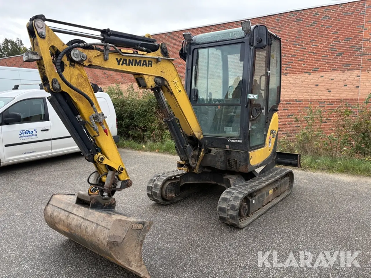 Billede 1 - Mini Gravemaskine Yanmar Sv22 med planerskovl