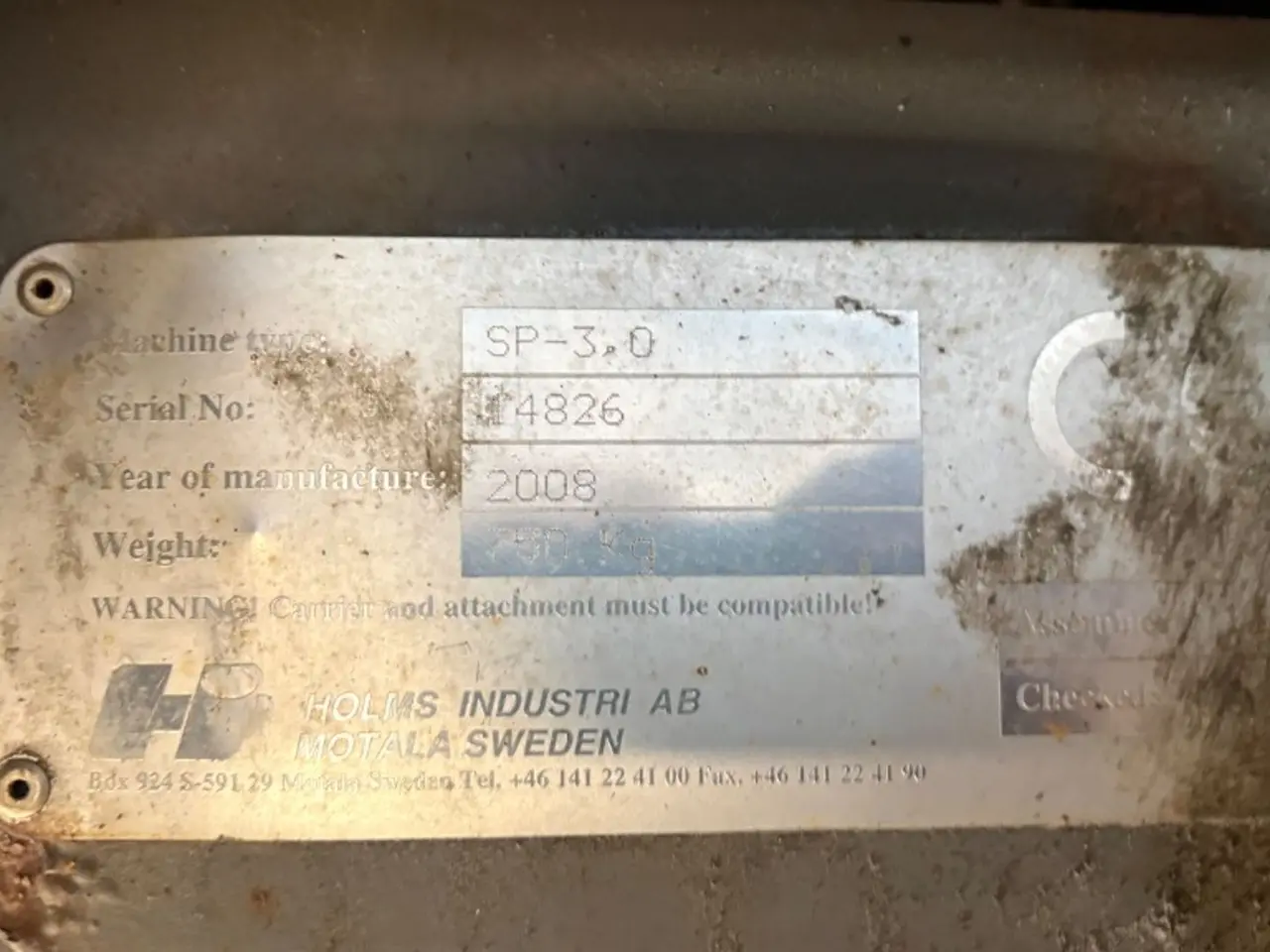 Billede 2 - Holms Industri SP-3.0 Hydraulisk kost til hjullæsser