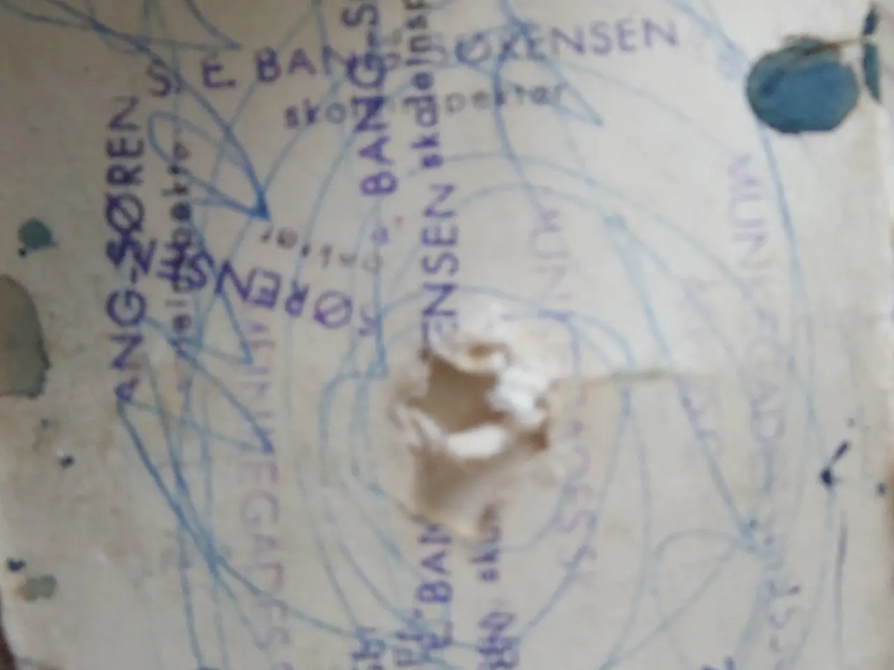 Billede 3 - Antik blæksuger i træ fra Munkegades Skole