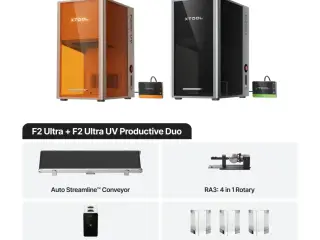 xTool F2 Ultra Dual med F2 Ultra UV All-in-one Business Duo