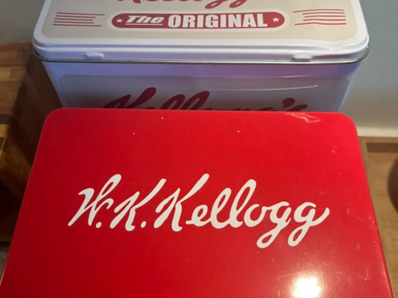 Billede 3 - 2 retro Kellogg's dåser med flot patina