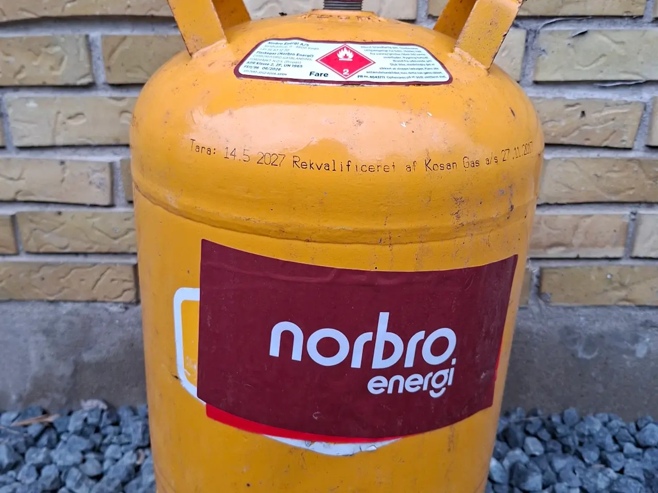 Billede 2 - 11 Kg gasflaske inklusiv gas.