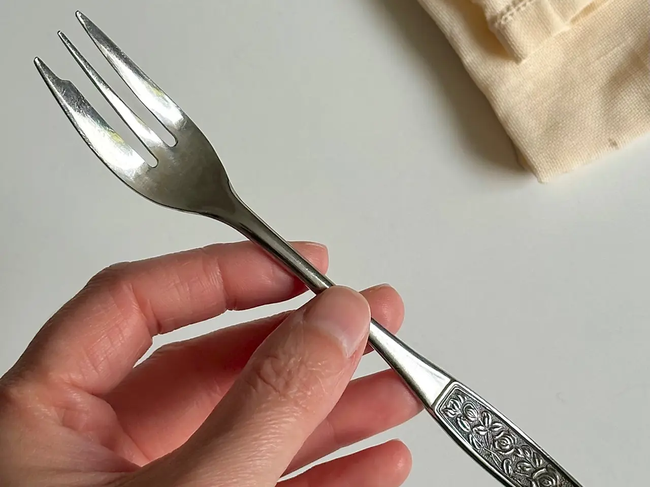 Billede 2 - Lundtofte Rose Petite, kagegaffel