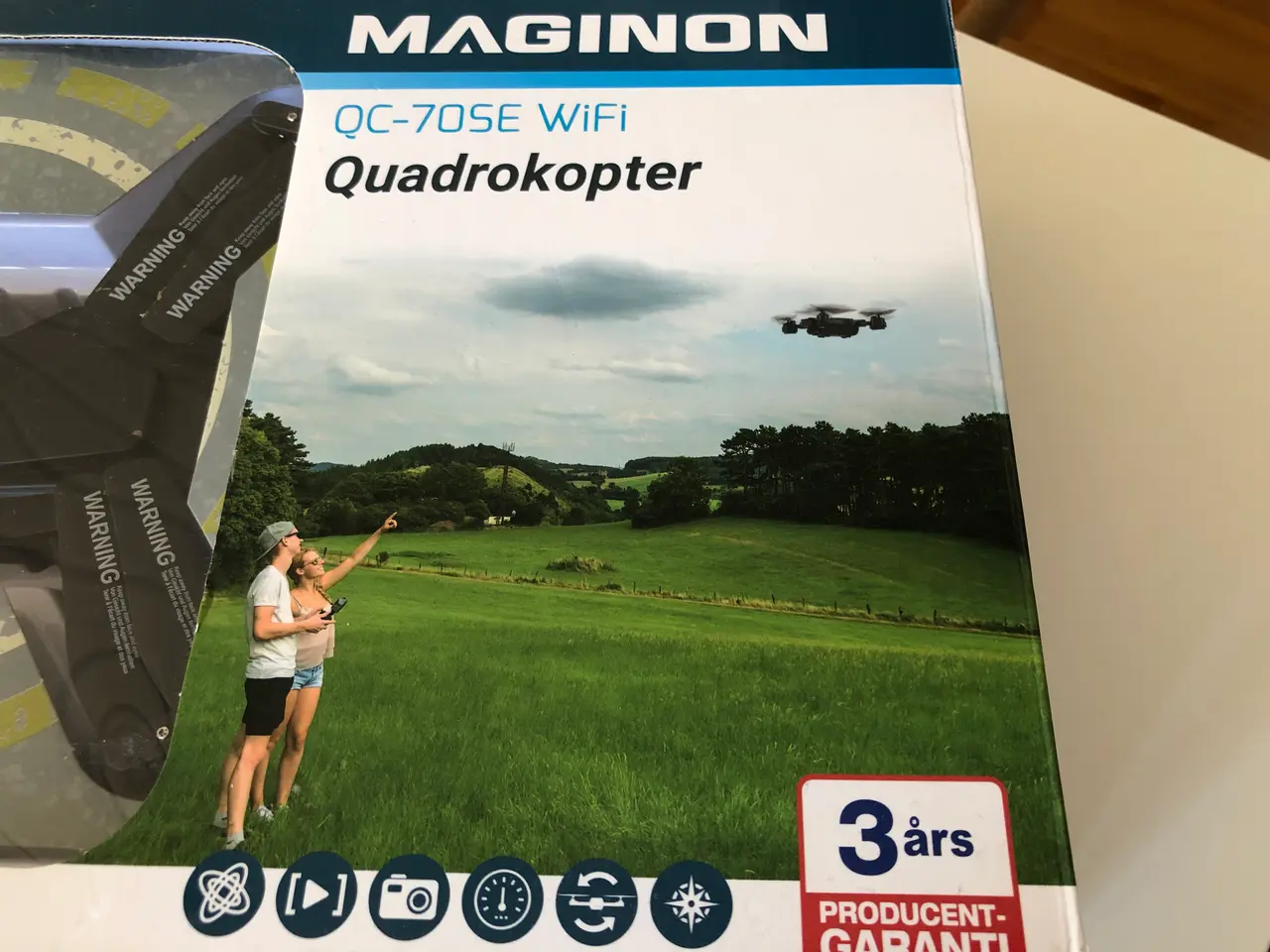 Billede 3 - Maginon QC-70SE WiFi quadrokopter drone med HD kam