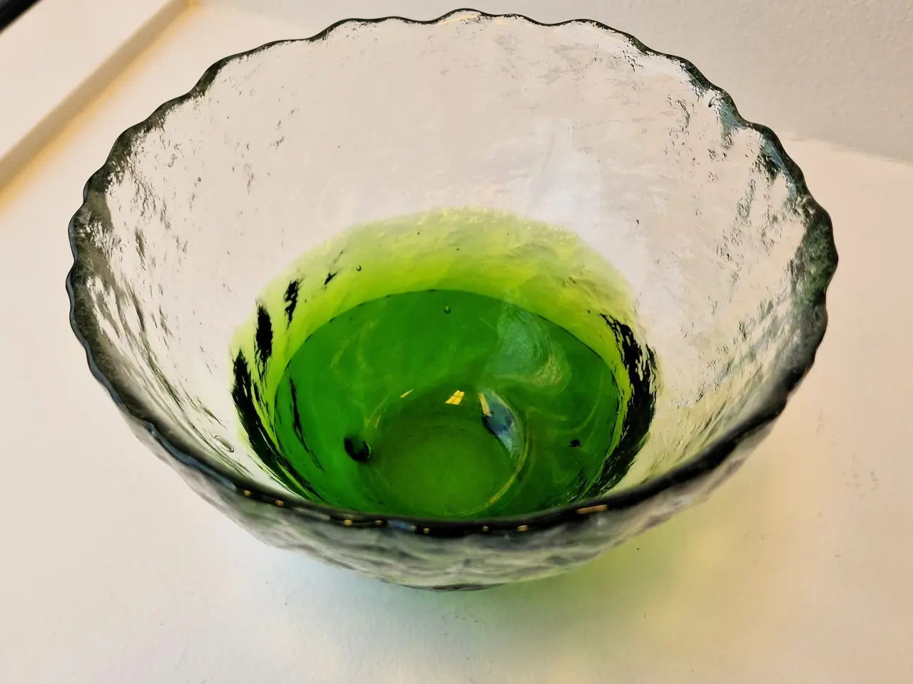 Billede 2 - Smuk glasskål.