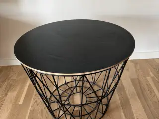 Wire basket sort large med top fra Ferm Living