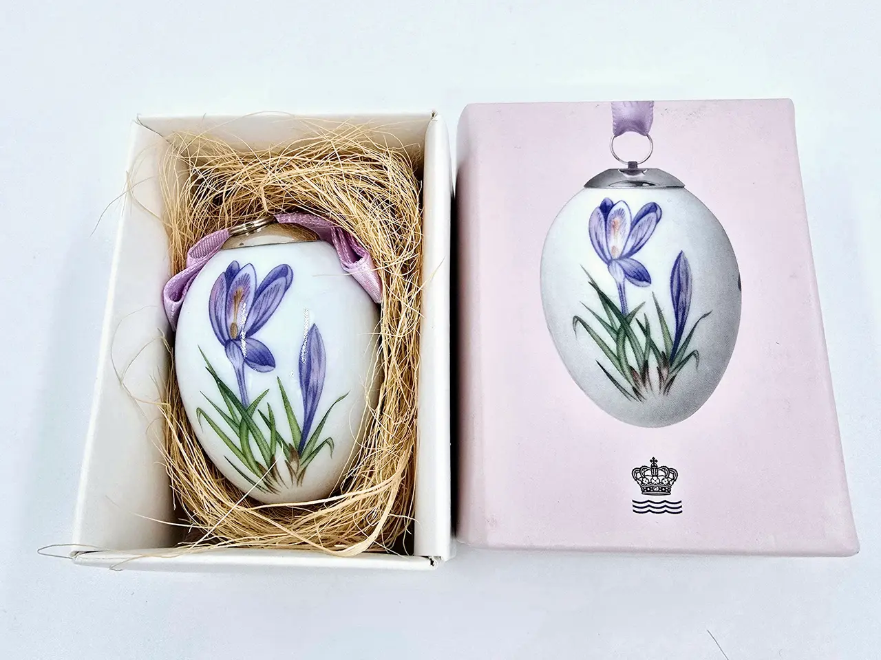 Billede 1 - Royal Copenhagen Påskeæg Krokus 2018. Sortering 1
