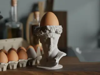 Æggebæger- Michelangelo møder morgenmaden