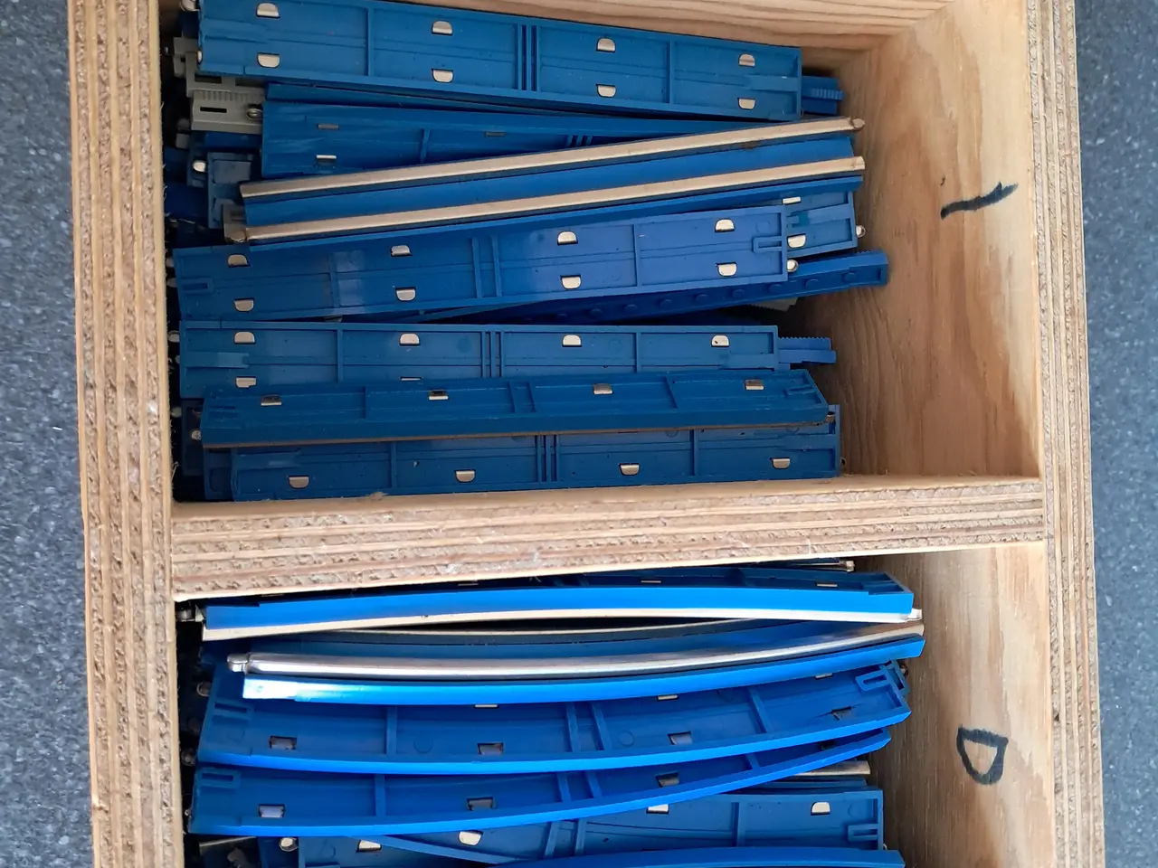 Billede 6 - Kæmpe vintage LEGO Tog samling – Blå skinner, 8 mo