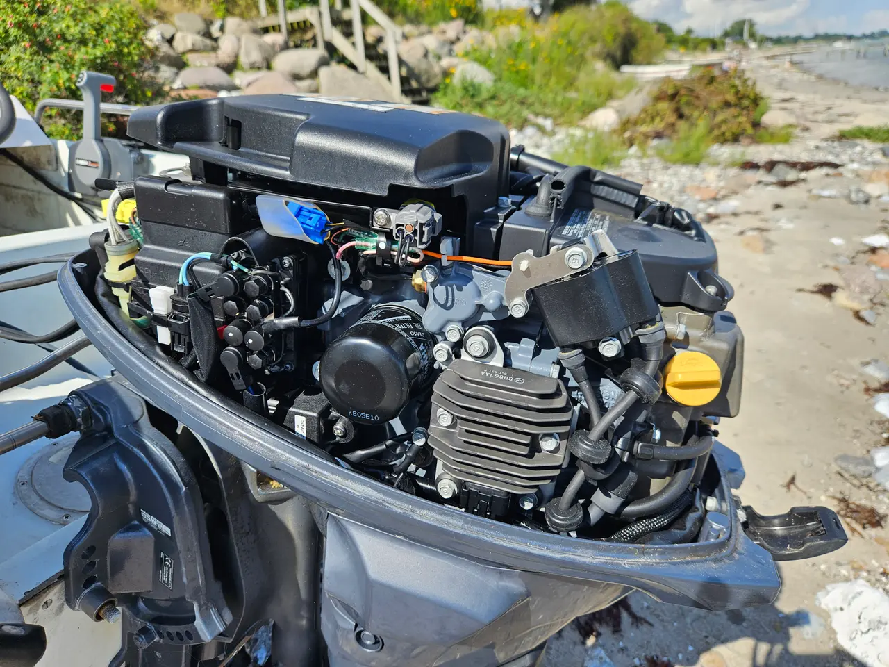 Billede 3 - Styrepultsbåd med nyere 25HK Yamaha