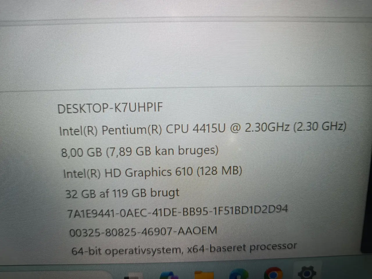 Billede 6 - Hp bærbar win 11 med ddr4 ram og nvme disk