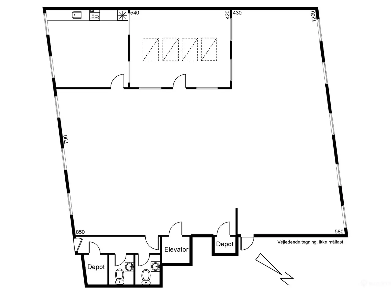 Billede 10 - Egen tagterrasse. elevator og parkering - i hjertet af gågaden!