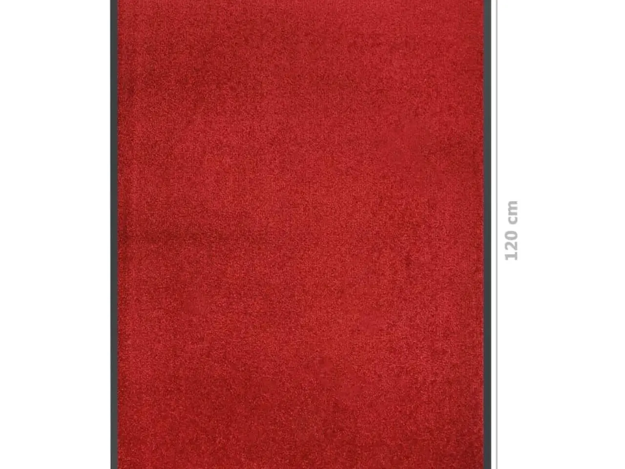 Billede 6 - Dørmåtte 80 x 120 cm rød entrémåtte