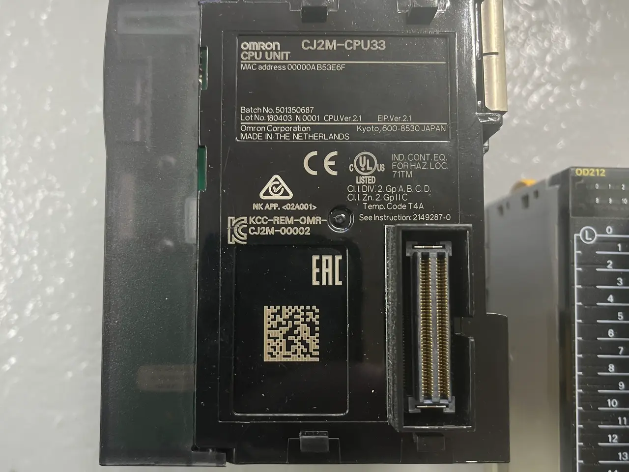 Billede 4 - PLC Omron CJ2M cpu33