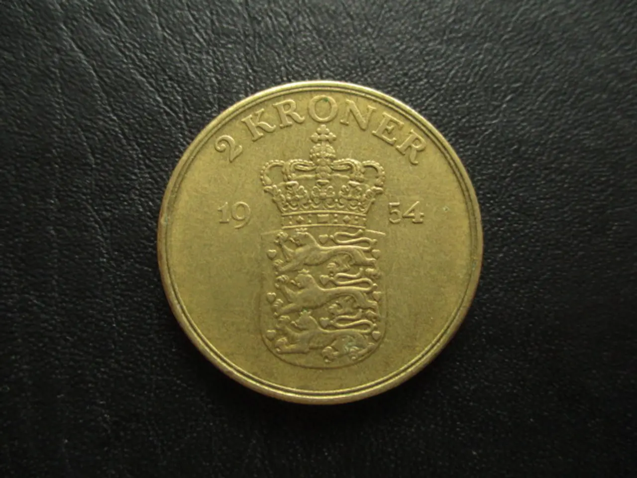 Billede 1 - 2 kr 1954 pæn kv. 1+