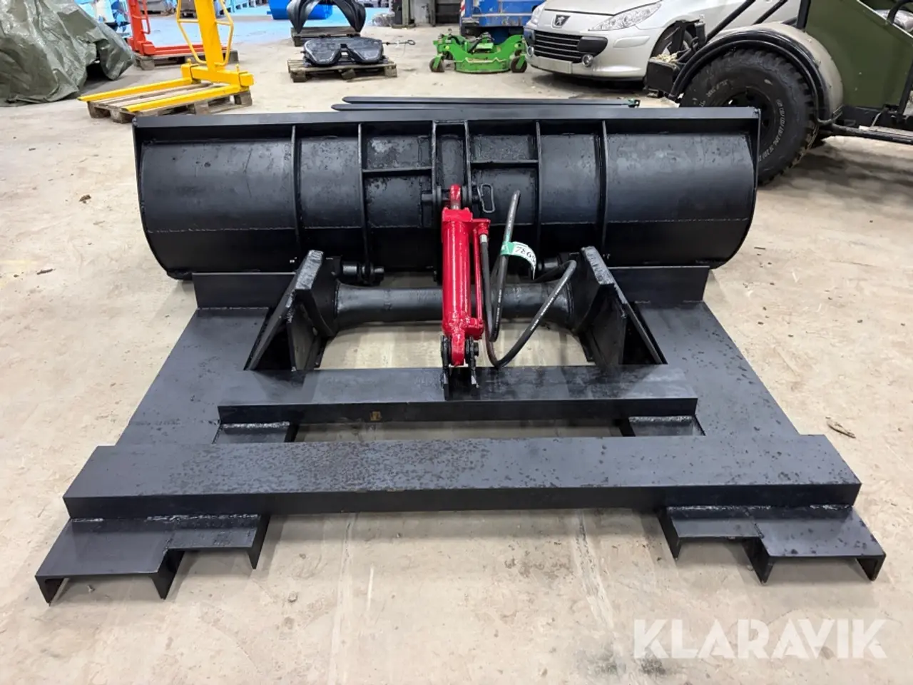 Billede 6 - Truckskovl Speciallavet til gaffelmontering, med hydraulisk tip