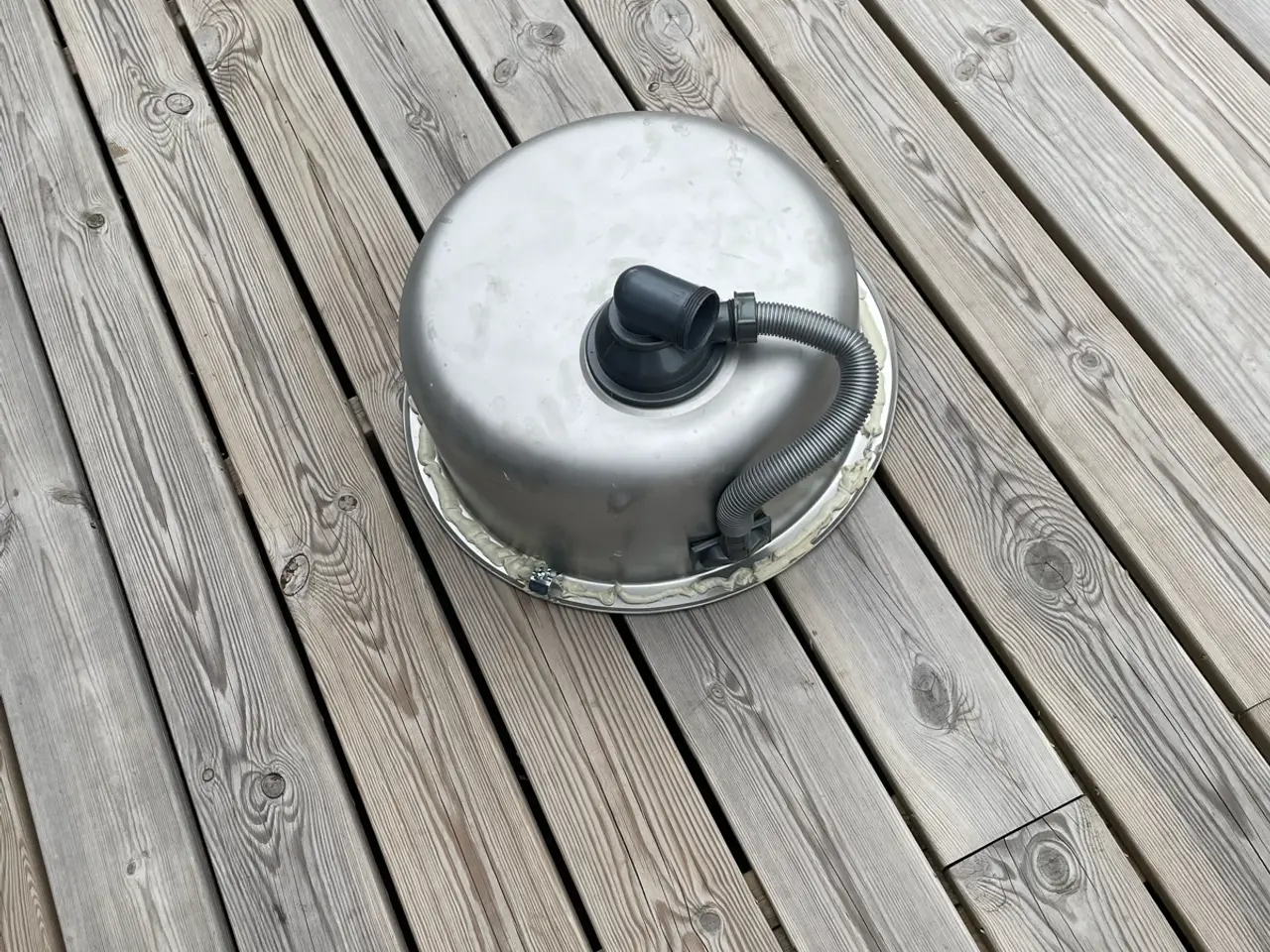 Billede 4 - Rund rustfri stålvask ø 390 mm