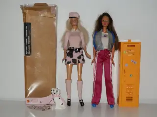 Barbie high school med alt tilbehør