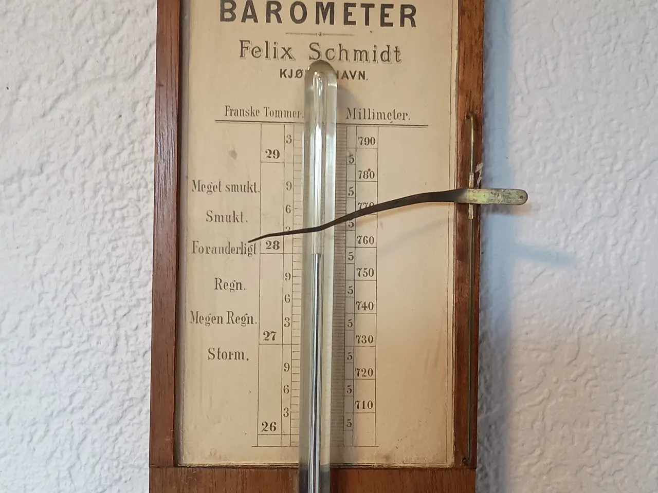 Billede 4 - Barometer. Gammel. Virker. 