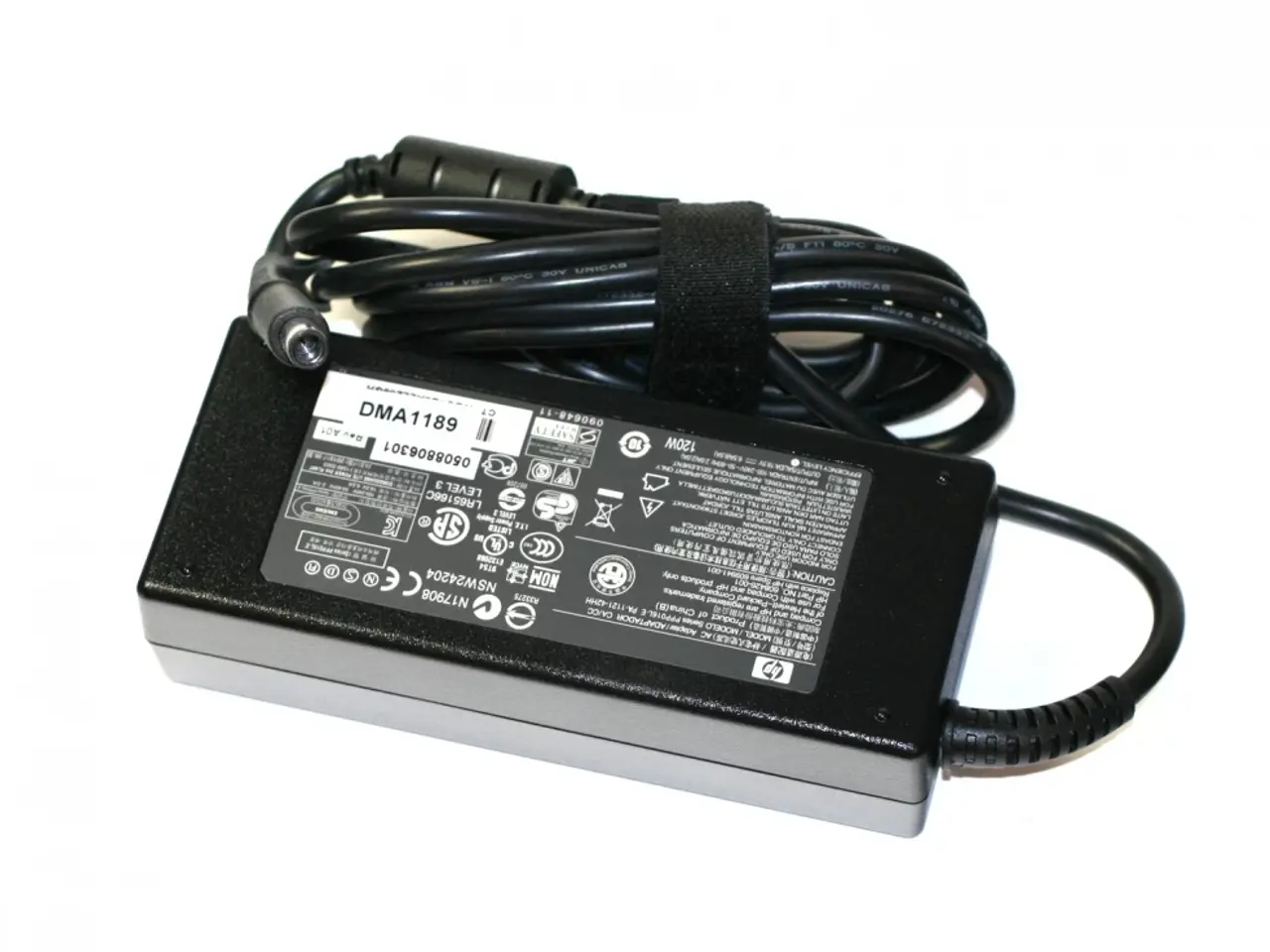Billede 1 - HP Compaq 125W 19V 6.5A strømforsyning med Pin in tip - Original