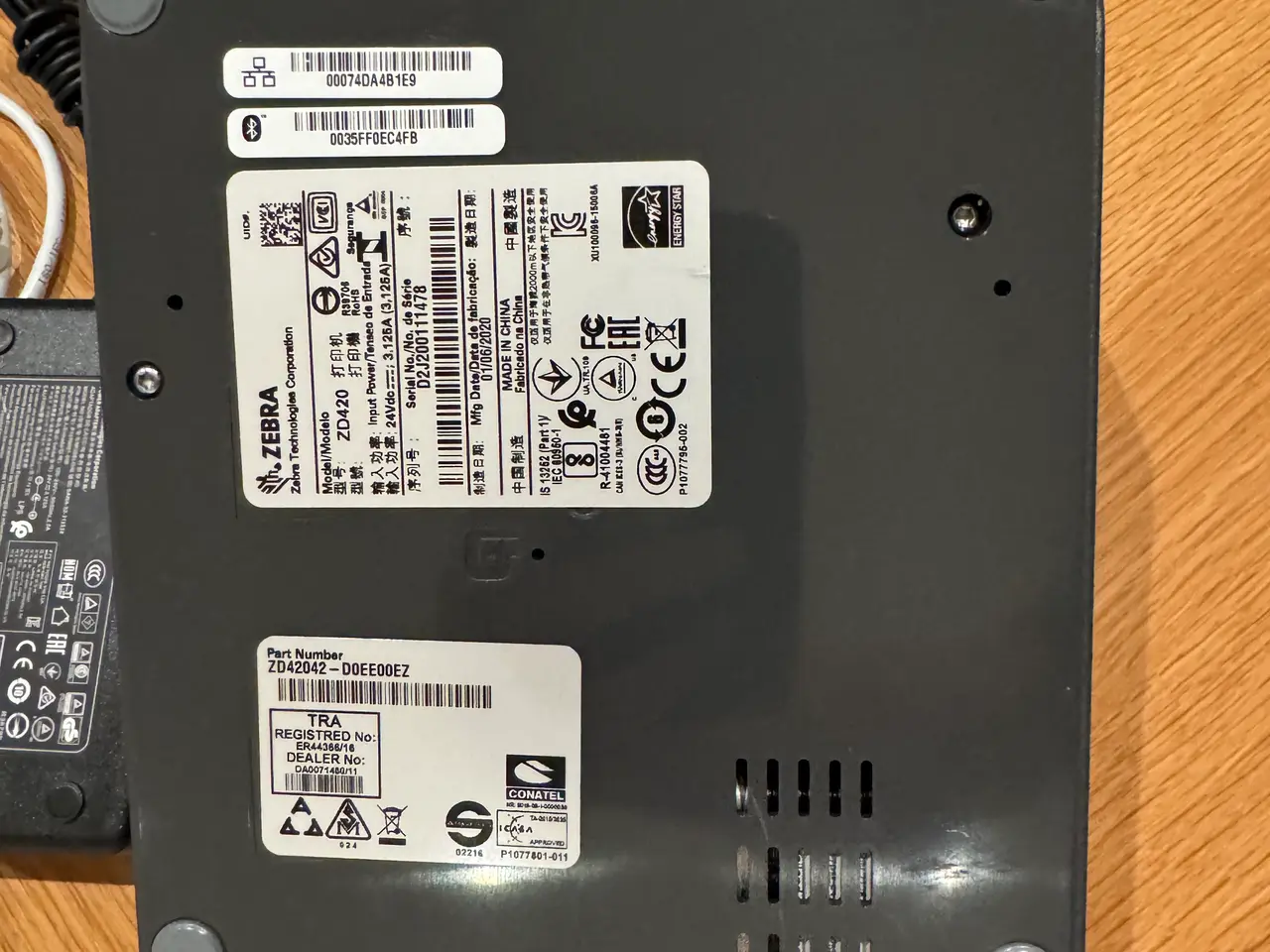 Billede 6 - Zebra ZD420 Labelprinter