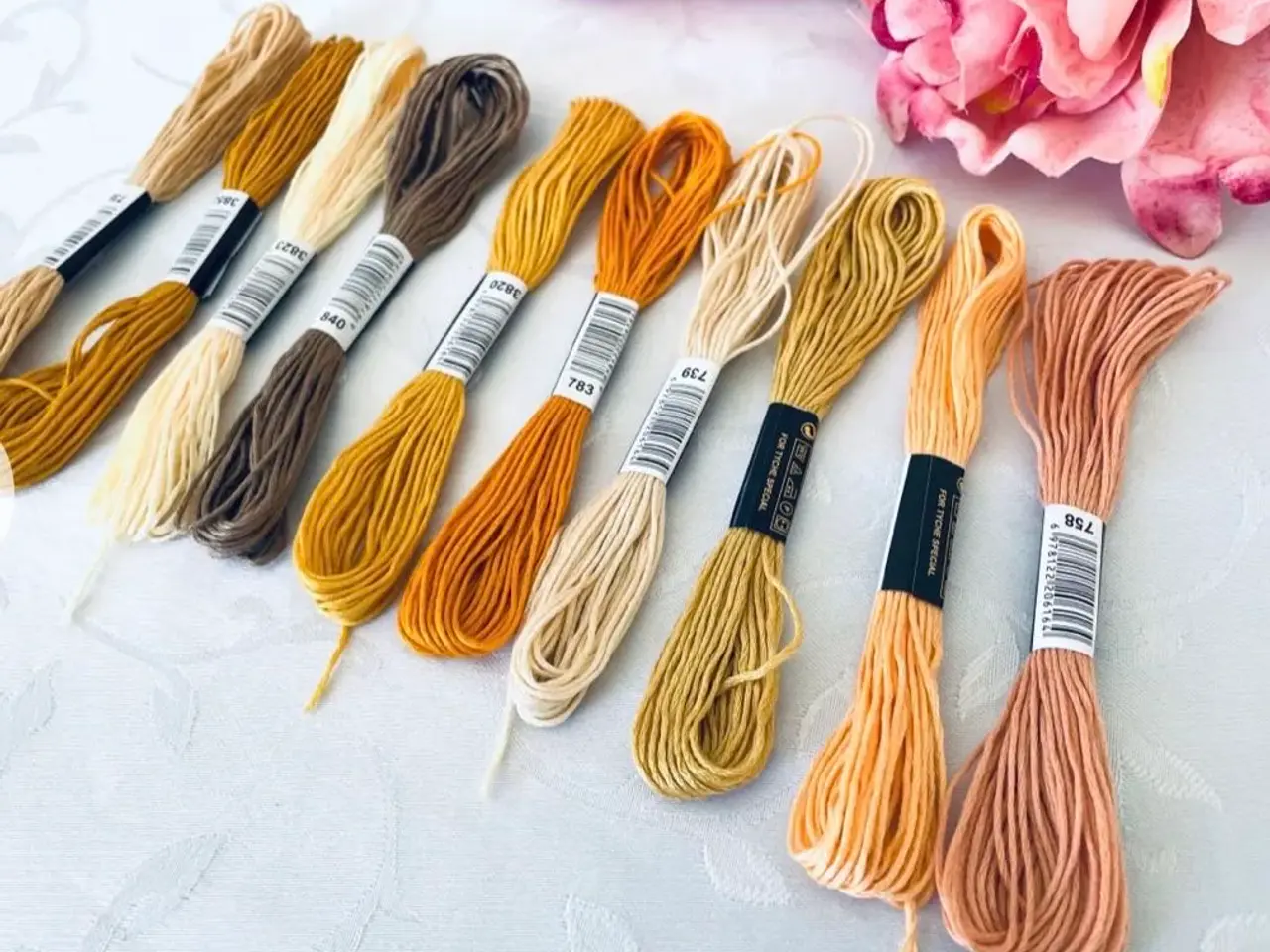Billede 1 - Broderigarn blandet 