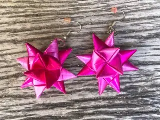 HÅNDLAVEDE ØRERINGE her i pang-pink, se flere farv