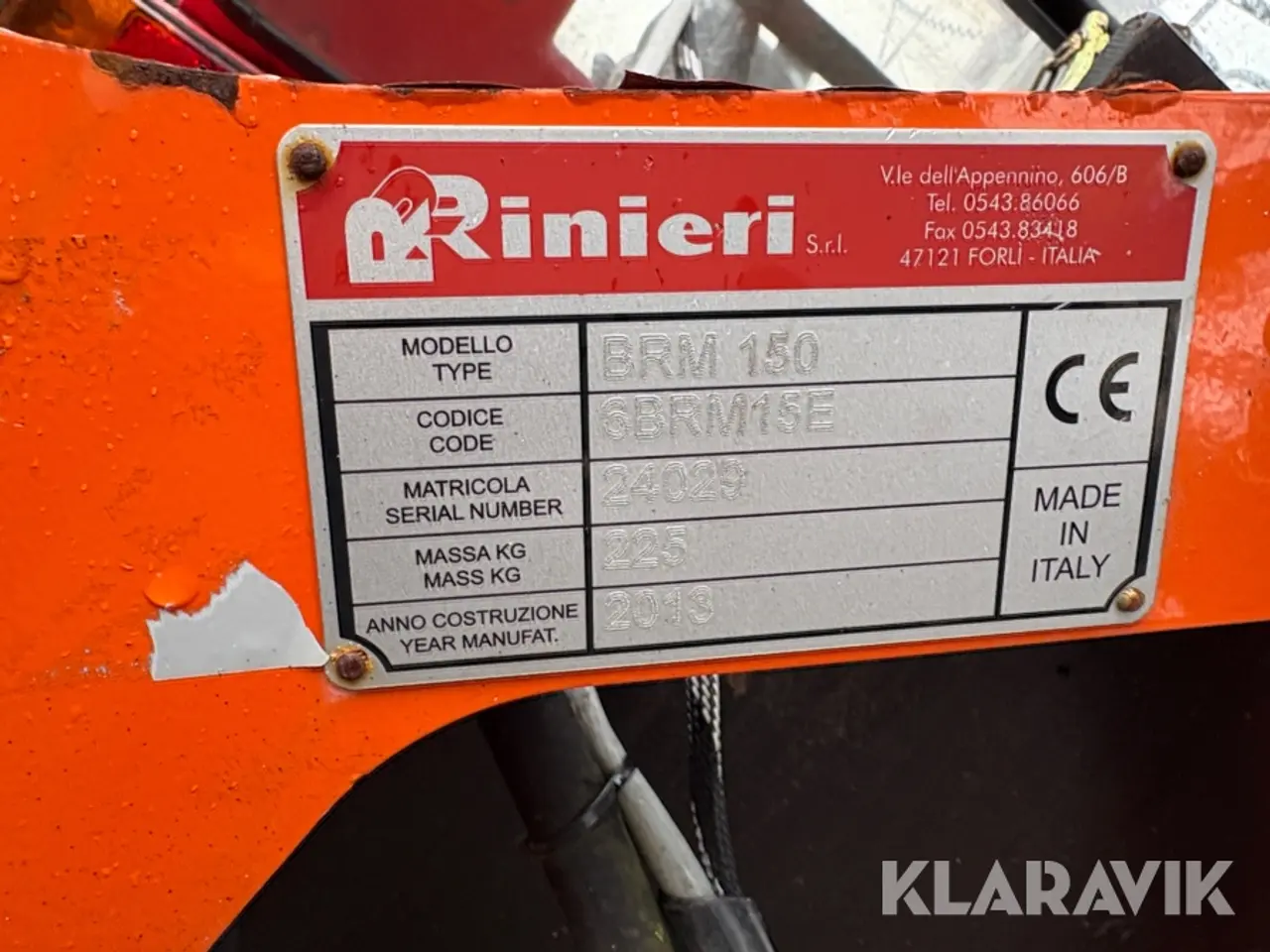 Billede 3 - Hækkeklipper Rimieri S.r.l. BRM 150