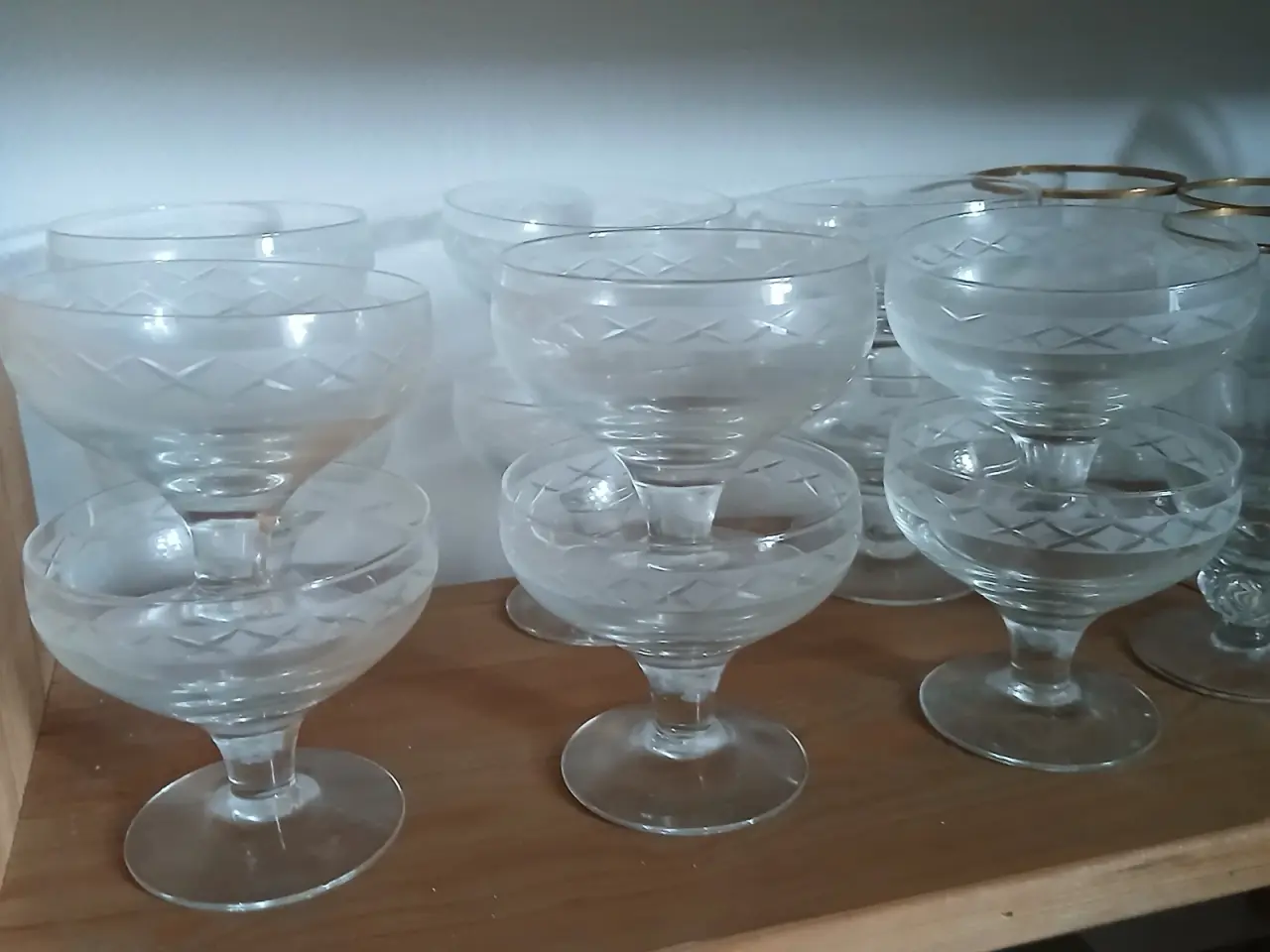 Billede 1 - Ejby champagne glas/Dessertskål
