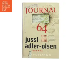Journal 64. 4 af Jussi Adler-Olsen (Bog)