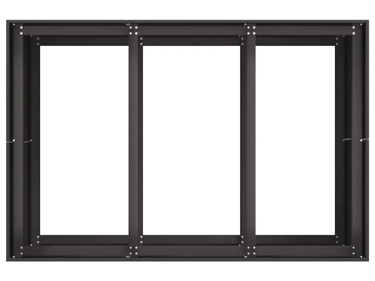 Billede 5 - Plantekasse 120x80x80 cm stål sort