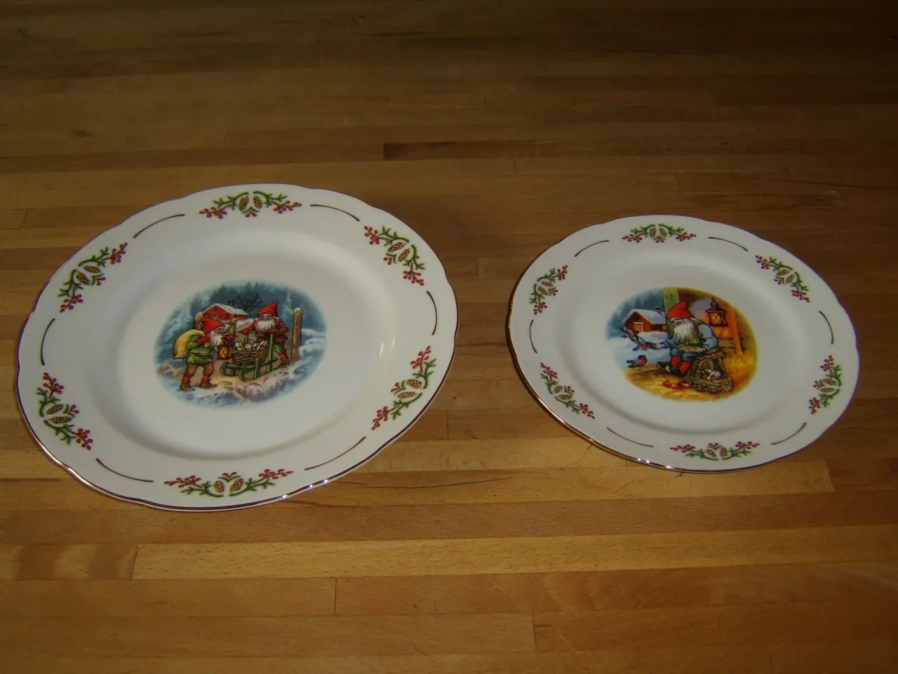 Billede 2 - Gammeldags jul frokost tallerken 21 cm