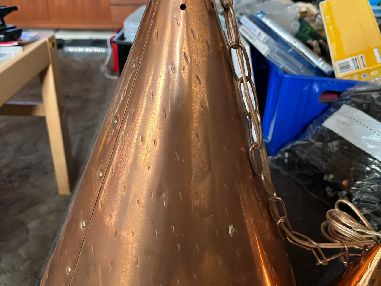 Billede 3 - LB denmark kobber loftlampe