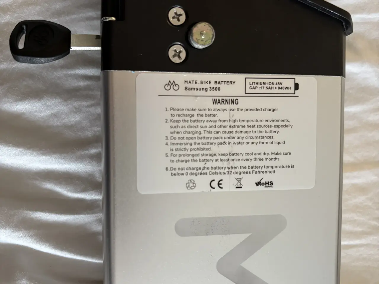 Billede 3 - Mate bike batteri 840w