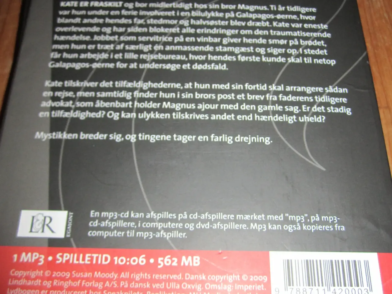 Billede 3 - BYD. SUSAN MOODY. Løse Ender. LYDBOG.