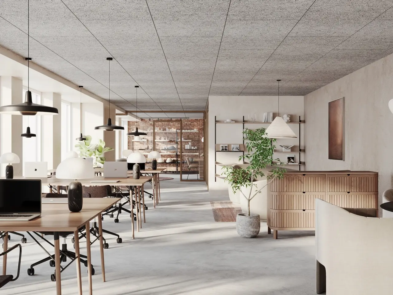 Billede 2 - Moderne kontor i industriel tidslomme