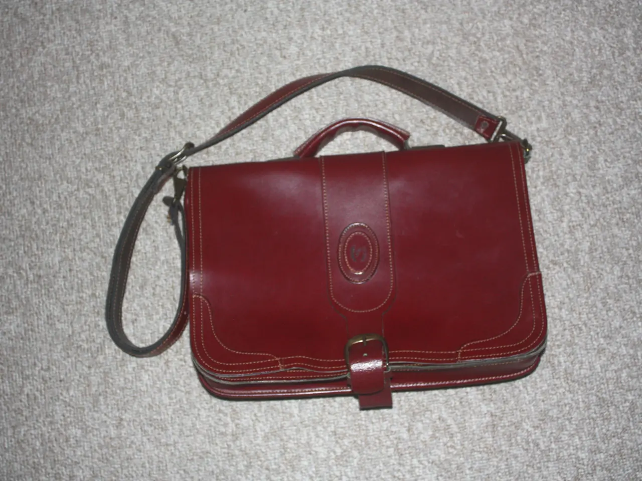 Billede 1 - Golden Fleece Bag Leather Hand Made in Greece