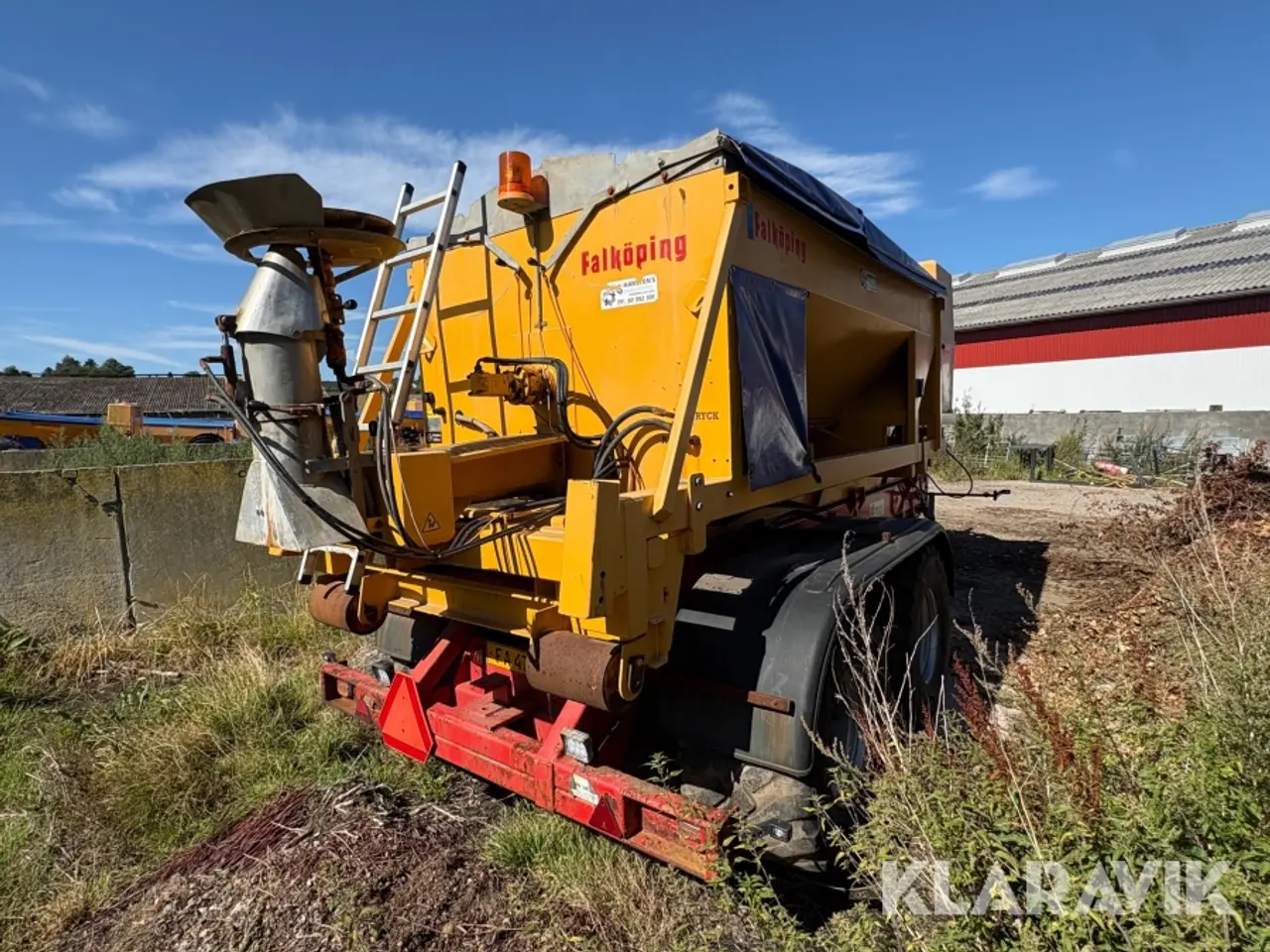 Billede 3 - Kroghejsvogn Holsø Hcv 170 med ladsalter og container