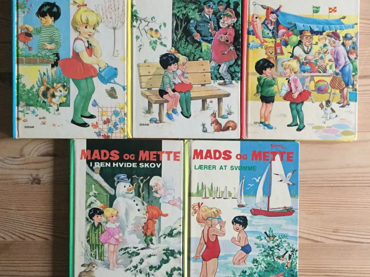 Billede 1 - NEDSAT: 6 Mads og Mette bøger