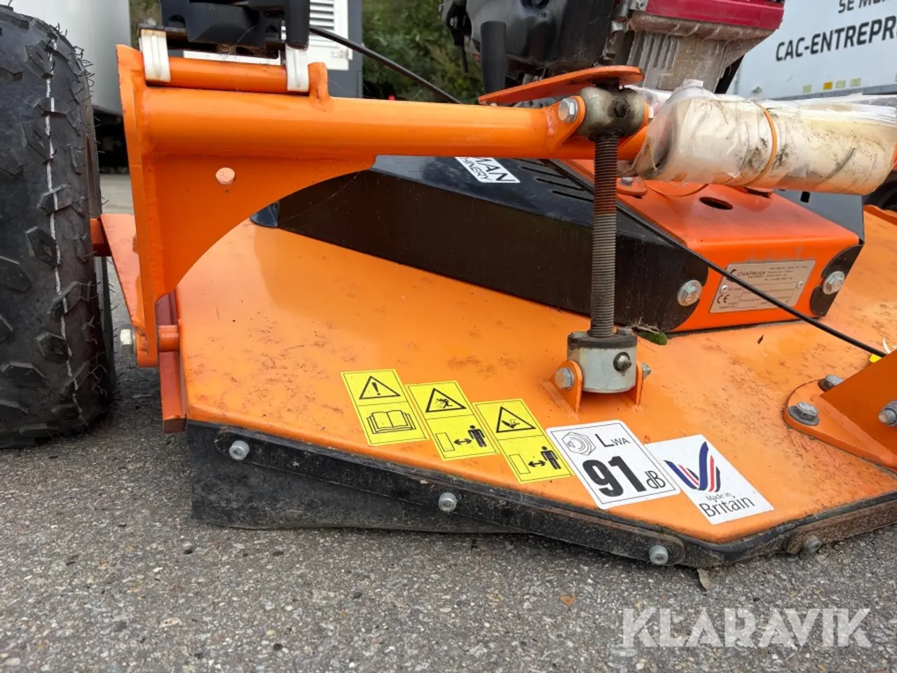 Billede 12 - Brakpudser / rotorklipper Chapman RM120 til kugletræk