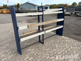 Reol stål 1 styk